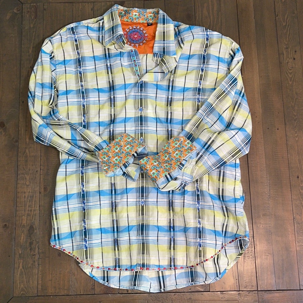 ROBERT GRAHAM BUTTON DOWN 2XL (Gently Worn)